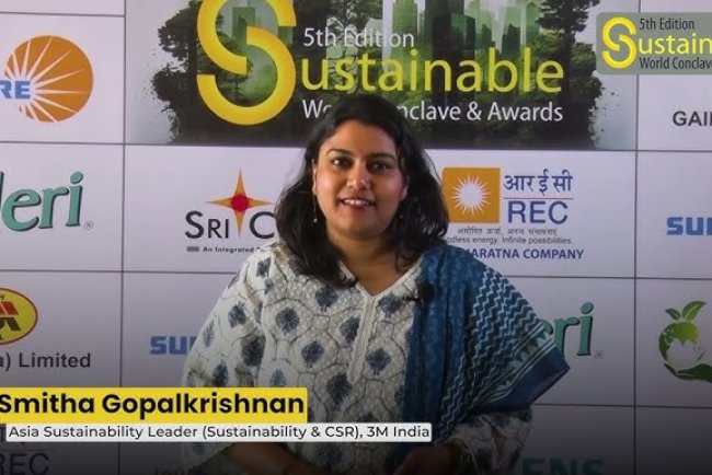 Reducing Environmental Footprint: Smitha Gopalkrishnan's Sustainability Initiatives at 3M