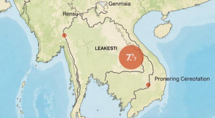 Powerful 7.7 Magnitude Earthquake Strikes Myanmar, Causing Widespread Damage