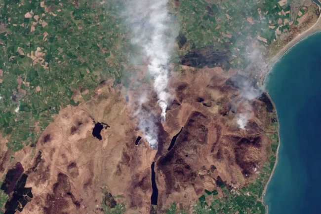 UK Wildfires in 2025 Break Annual Record Amid Dry Weather