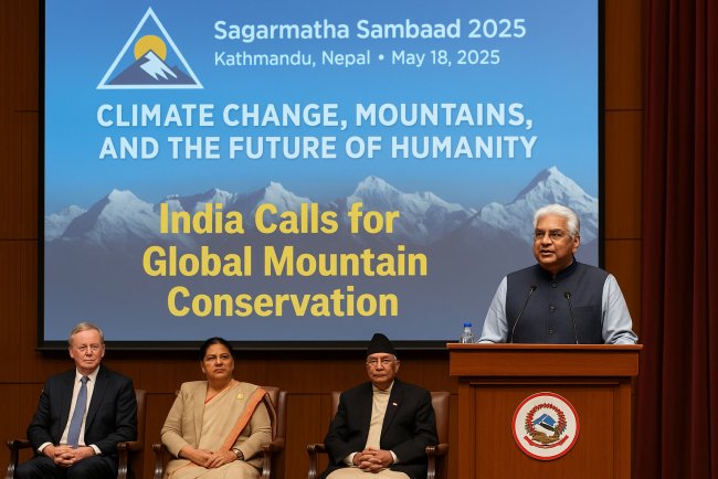 India Calls for Global Mountain Conservation at Sagarmatha Sambaad 2025