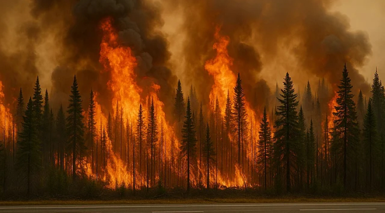 Manitoba Wildfires Highlight Climate Crisis
