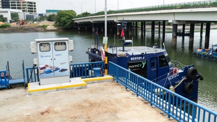 Singapore Launches First Charging Station for Electric Vessels