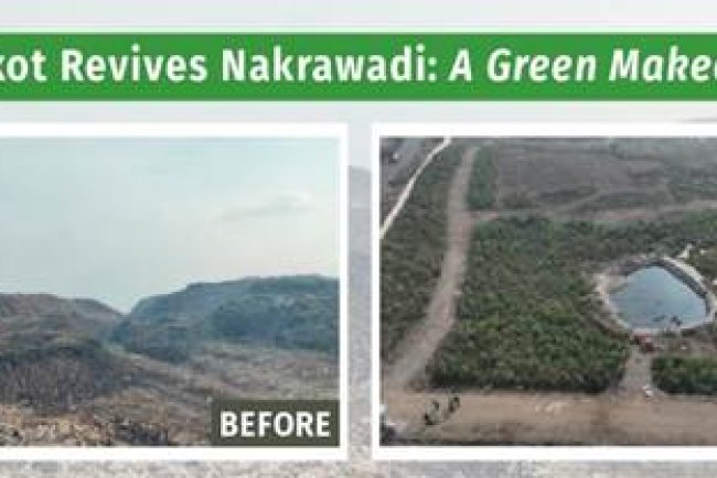 Rajkot Turns 16 Lakh Tonne Dumpsite into 20-Acre Urban Forest