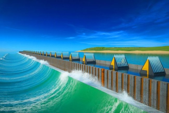 French Breakwater Technology Harnesses Wave Energy