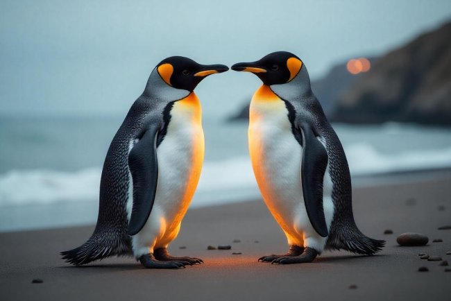Diego and Zorro: Same-Sex Penguin Pair Marks 10 Years at Bournemouth Oceanarium