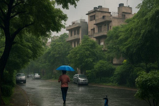 Delhi Waits For Monsoon Showers Amid Rising Humidity