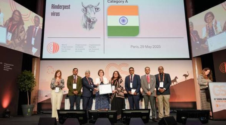 India Gets Global Recognition For Animal Disease Safety