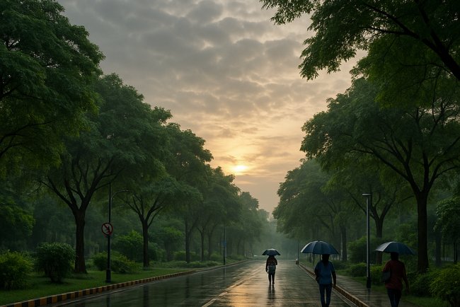 Delhi-NCR Wake Up To Pleasant Morning, Likely Rain Ahead