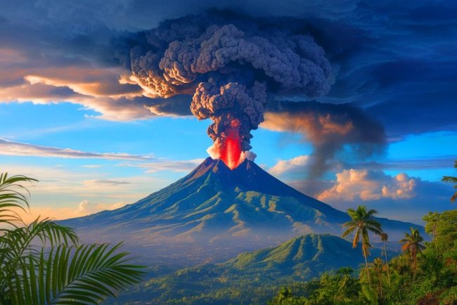 Indonesia's Lewotobi Volcano Explodes: Villagers Flee "Sky on Fire" Amid Double Eruption