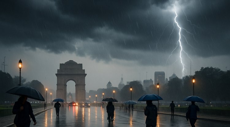 IMD Issues Yellow Alert For Rain In Delhi