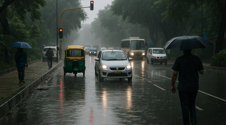 Rainy Morning Brings Relief And Trouble For Delhi/NCR
