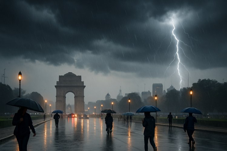 IMD Issues Yellow Alert For Rain In Delhi