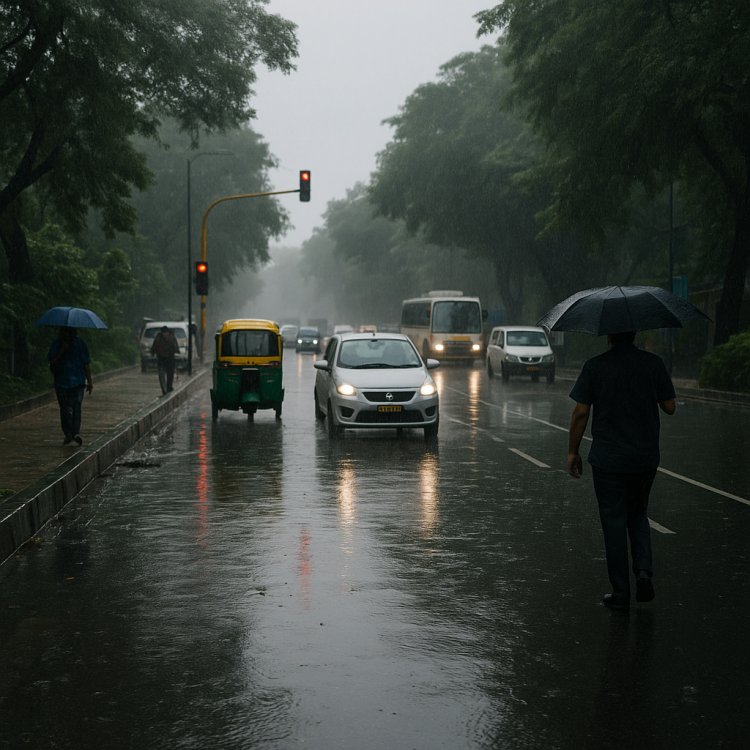 Rainy Morning Brings Relief And Trouble For Delhi/NCR