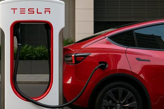 Tesla Launches First Charging Station in India