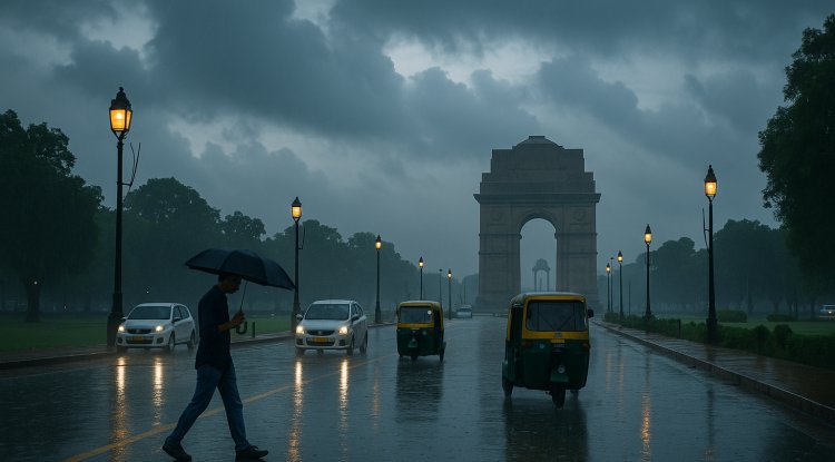 Light Rain In Delhi-NCR, Rising Humidity May Add To Discomfort