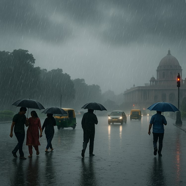 Heavy rain in Delhi-NCR, IMD issues red alert