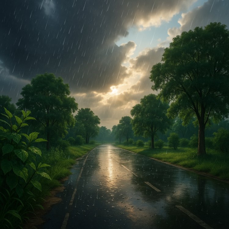 Sun, Showers & Humidity - Delhi’s Weather Kept Shifting All Day