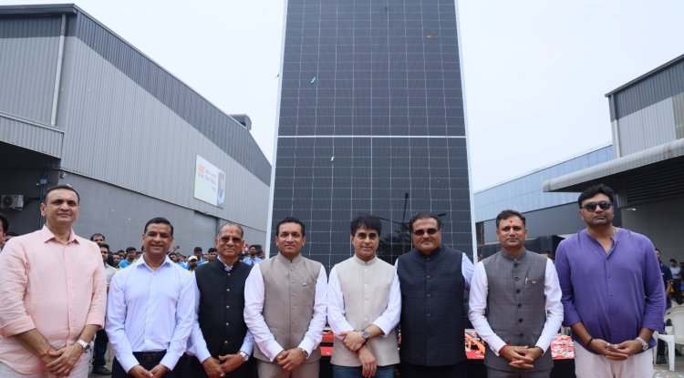 Goldi Solar Unveils World’s Largest Solar Module in Tribute to Indian Prime Minister
