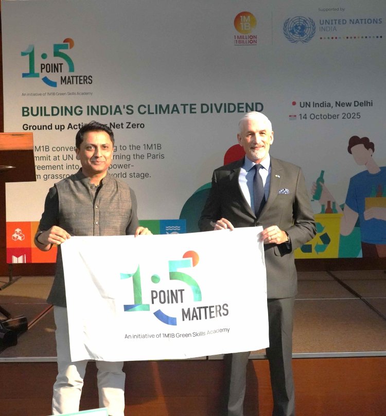 1M1B Launches ‘1.5 Matters’ to Empower Youth for Climate Action