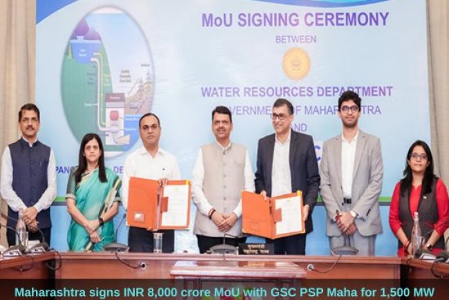 Maharashtra Signs Rs 8,000 Crore Deal for 1,500 MW Hydro Project
