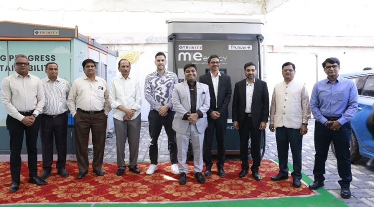 ThunderPlus & Trinity Cleantech Launch Ethanol-based 150 kW Rapid Charger In Hyderabad