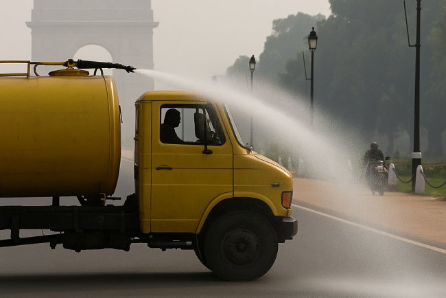 AQI Improves, Temperature Drops to 5.7°C in Delhi