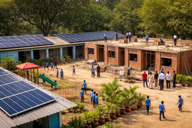 Watt Power Supports School Infrastructure Expansion in Rural Varanasi