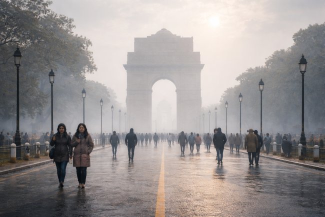 Delhi to See Rain Amid Intense Cold Spell: Two-Day Rain Alert Issued