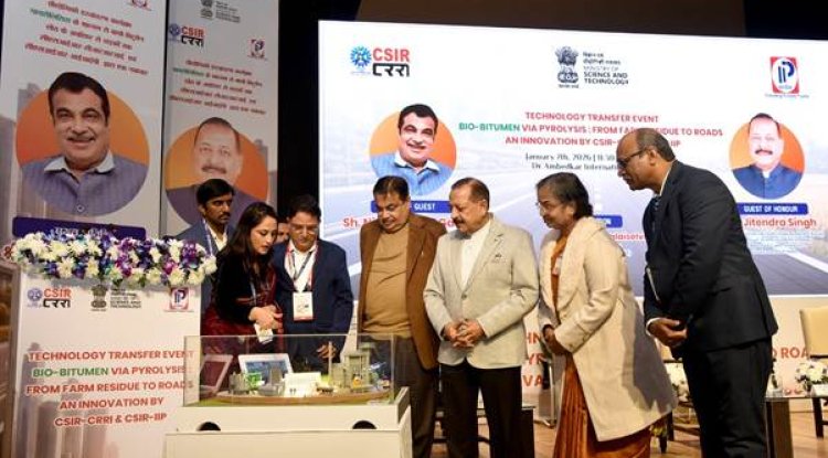India Turns Farm Waste into Roads: Bio-Bitumen Makes Commercial Debut