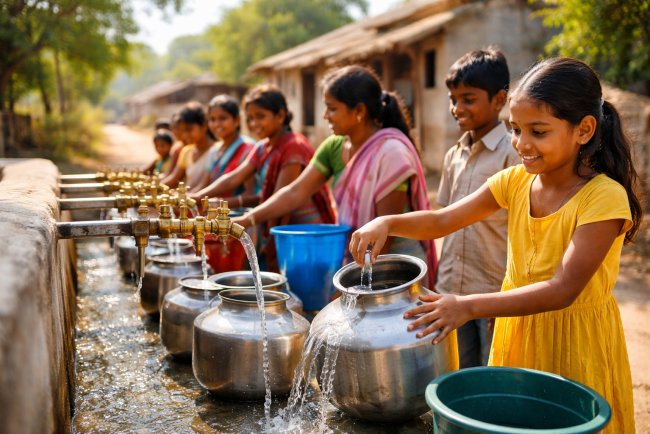 Jal Jeevan Mission Pushes Rural Drinking Water Coverage Beyond 80%