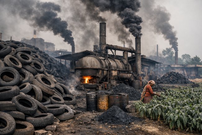 Toxic Tyres: How Imported Waste Is Fueling Pollution in India