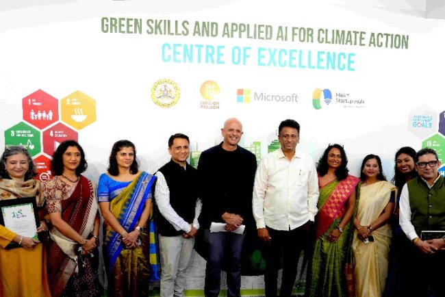 1M1B Launches Green Skills, AI Centre In Bengaluru; 1 Lakh Youth Targeted By 2030