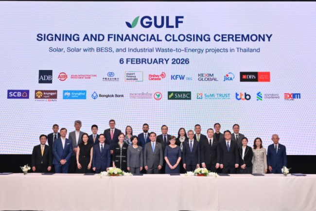 GULF Secures $1.9B Loan for Renewable Energy Projects in Thailand