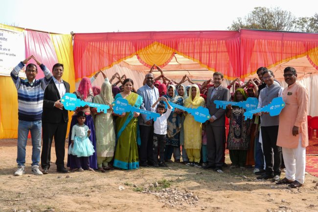 Max Estates, Habitat for Humanity Complete 54 Affordable Homes in Rewari