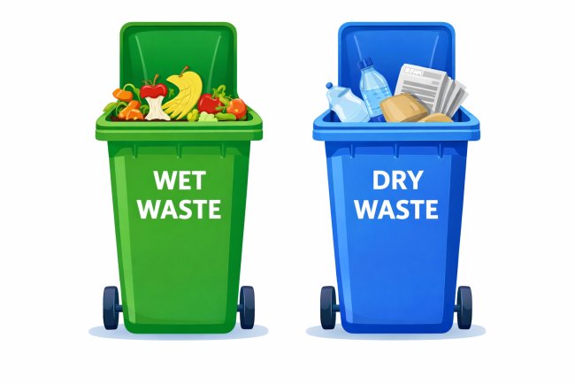 Delhi Sets Separate Days for Wet and Dry Waste Collection