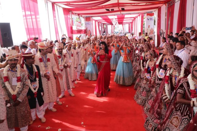 Inclusive Mass Wedding Ceremony Held for Differently-Abled Couples in Udaipur