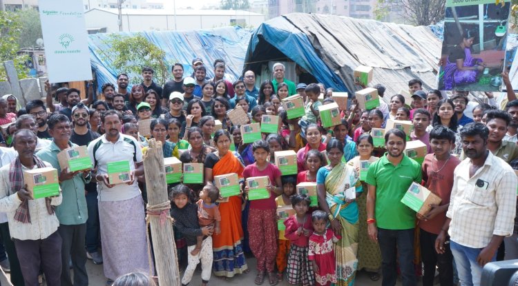3,000 Solar Lamps Provided to Migrant Settlements in Bengaluru