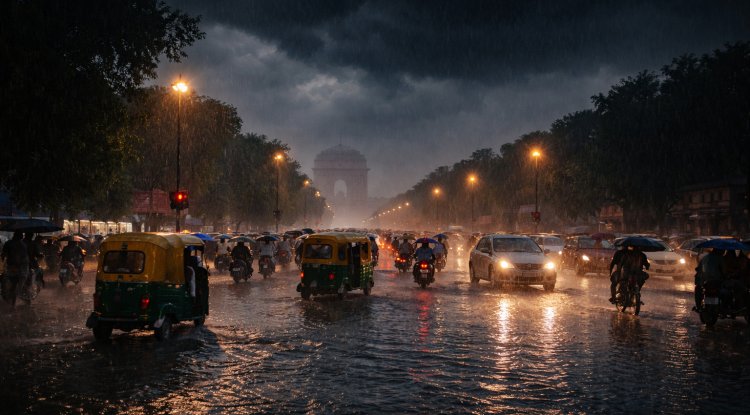 Delhi Hit by Rain and Dust Storm, Yellow Alert Issued