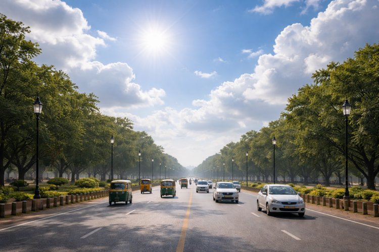 Delhi Sizzles as Scorching Heat and Strong Winds Take Over This Week