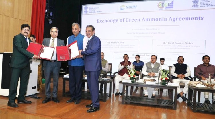 India Signs Green Ammonia Fertiliser Deals To Cut Import Dependence