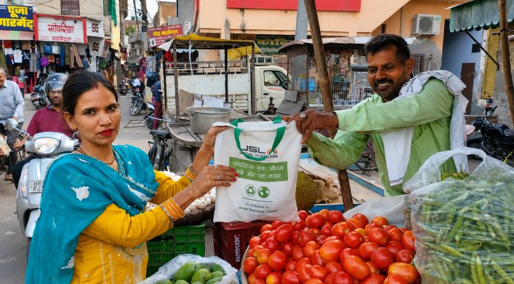 Jindal Stainless Distributes 10,000 Reusable Bags, Collects 900 kg E-Waste