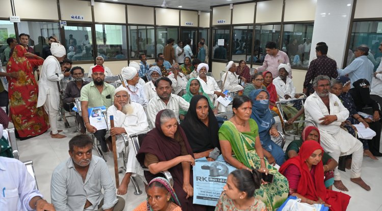 SDHI Organises Multi-Speciality Medical Camp for 800 Residents in Amreli District