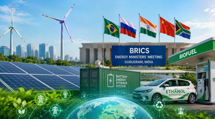 India to Showcase Green Energy Growth at BRICS Energy Ministers’ Meeting in Gurugram