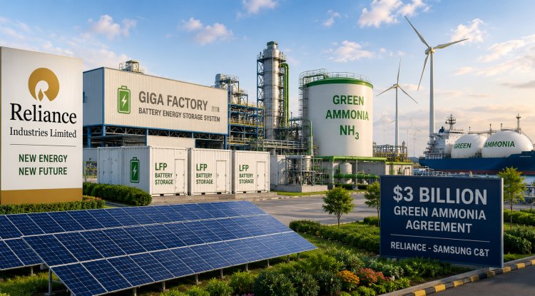 Reliance’s Green Energy Push: Battery Manufacturing, Green Ammonia and India’s Clean Energy Future