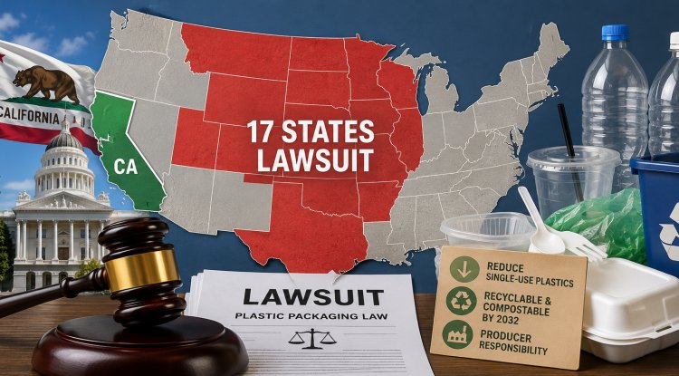 California Plastic Waste Law Faces Multi-State Legal Challenge Over Commerce Authority