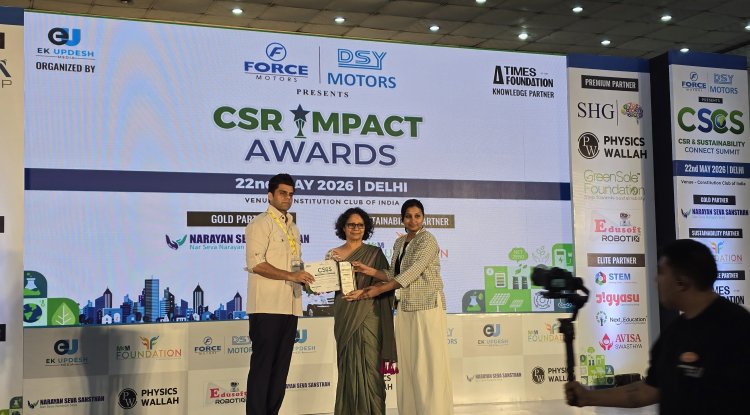SOS Children's Villages India Wins Best NGO of the Year at CSR Impact National Awards 2026
