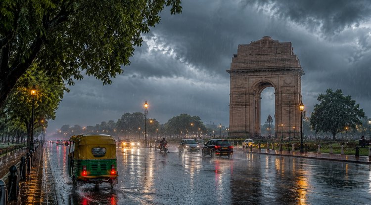 Southwest Monsoon Arrives in Delhi, Bringing Relief from Scorching Heat