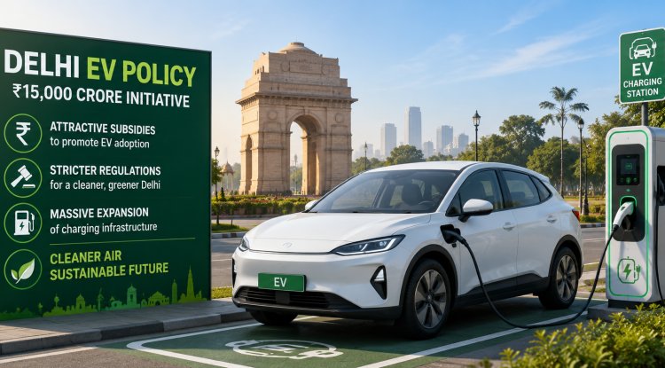 Delhi Bets Big on Electric Mobility with ₹15,000-Crore EV Policy to Fight Pollution