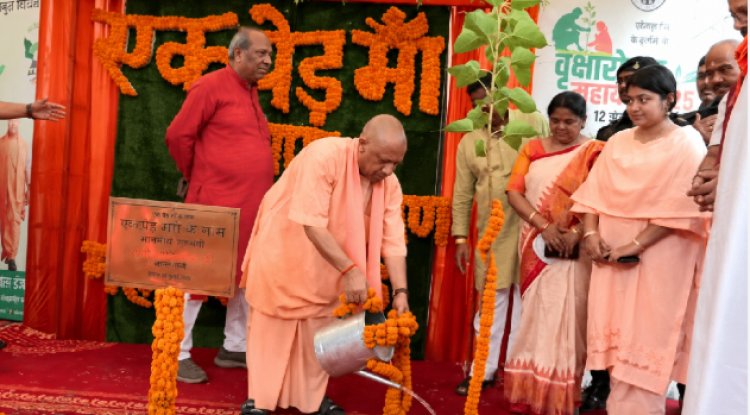 UP Launches 35 Crore Sapling Plantation Drive Under ‘Ek Ped Maa Ke Naam’ Campaign