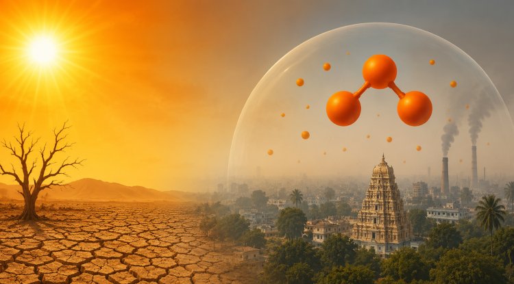 IIT Kharagpur Study Reveals Link Between Heatwaves and Surface Ozone Rise in Andhra Pradesh